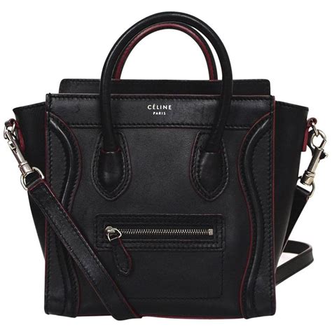 celine bag red and black|red square bag female.